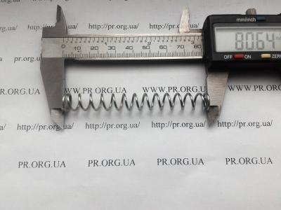 Пружина стиснення 1,2 х 10 х 80,5 (Артикул: S5485)
