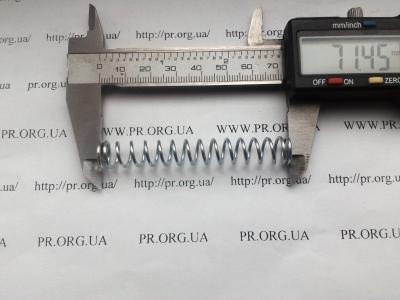 Пружина сжатия 1,2 х 10,2 х 71,5 (Артикул: S5486)