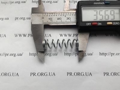 Пружина стиснення 1,2 х 10 х 35,5 (Артикул: S5500)