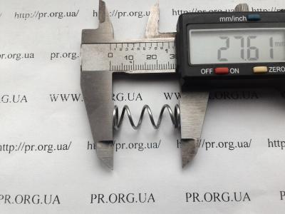 Пружина сжатия 1,2 х 9,9 х 27,5 (Артикул: S5505)