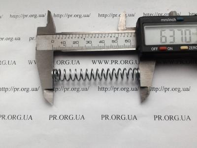 Пружина стиснення 1 х 9,4 х 63,5 (Артикул: S5508)