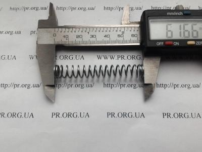 Пружина стиснення 1 х 9,3 х 61,5 (Артикул: S5509)