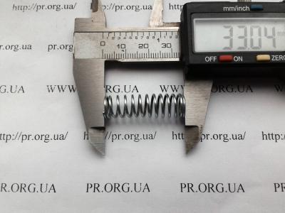 Пружина стиснення 1 х 9,7 х 33 (Артикул: S5511)