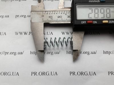 Пружина сжатия 1 х 9,8 х 29 (Артикул: S5516)