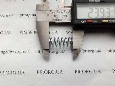 Пружина стиснення 1 х 9,8 х 24 (Артикул: S5518)