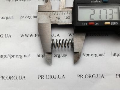 Пружина сжатия 1 х 9,5 х 21,5 (Артикул: S5520)