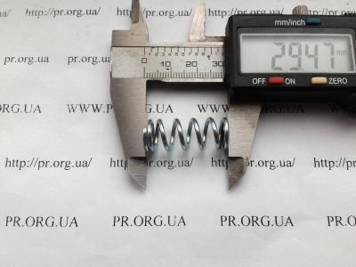 Пружина сжатия 1,6 х 11,7 х 29,5 (Артикул: S5523)