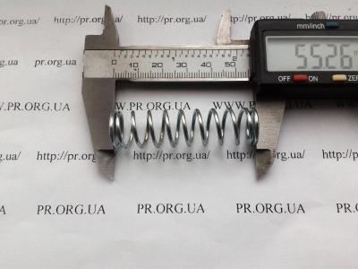 Пружина стиснення 1,5 х 14,5 х 55 (Артикул: S5527)