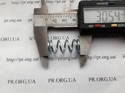 Пружина стиснення 1,5 х 13,2 х 30,5 (Артикул: S5528)