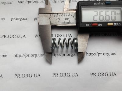 Пружина стиснення 1,5 х 11,8 х 26,5 (Артикул: S5531)