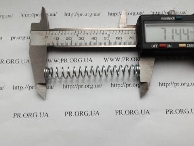 Пружина сжатия 1 х 9,3 х 71,5 (Артикул: S5538)