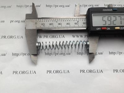 Пружина стиснення 1 х 10 х 59 (Артикул: S5548)