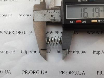 Пружина сжатия 0,8 х 9,9 х 16 (Артикул: S5573)