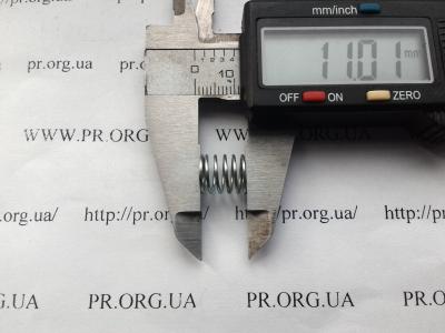 Пружина стиснення 0,8 х 9,8 х 11 (Артикул: S5581)