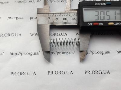 Пружина сжатия 0,7 х 8,8 х 30,5 (Артикул: S5584)