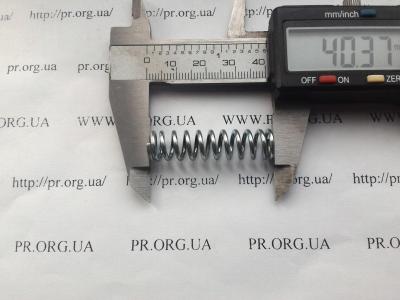 Пружина сжатия 1,5 х 10 х 40,5 (Артикул: S5589)