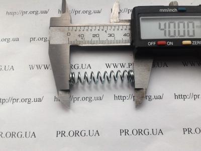 Пружина сжатия 1 х 8 х 40 (Артикул: S5593)