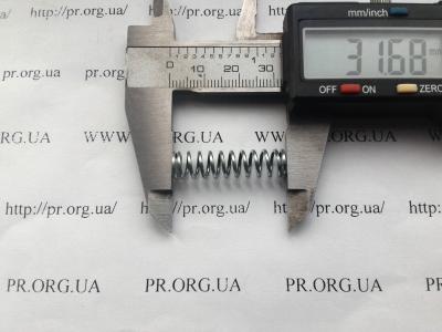 Пружина стиснення 1 х 8 х 31,5 (Артикул: S5594)