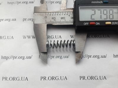 Пружина сжатия 1 х 8,6 х 28 (Артикул: S5595)