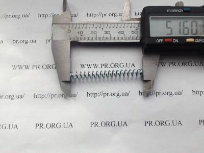 Пружина сжатия 0,8 х 6 х 51,5 (Артикул: S5600)