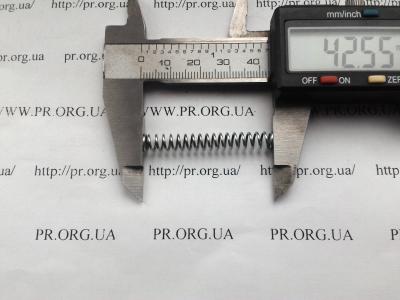 Пружина сжатия 0,8 х 5,8 х 42,5 (Артикул: S5612)