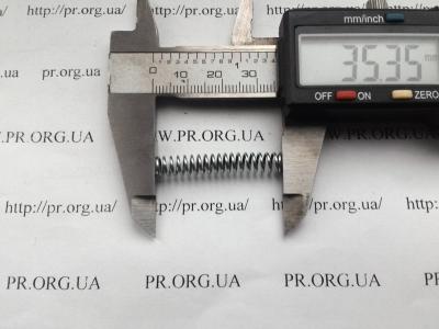 Пружина сжатия 0,8 х 5,8 х 35,5 (Артикул: S5618)