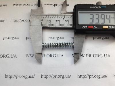 Пружина стиснення 0,8 х 5,9 х 34 (Артикул: S5621)