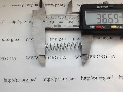 Пружина сжатия 0,8 х 8 х 36,5 (Артикул: S5626)
