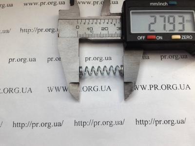 Пружина стиснення 0,8 х 6,5 х 28 (Артикул: S5631)