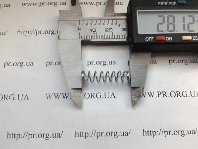 Пружина сжатия 0,8 х 7,3 х 28 (Артикул: S5632)