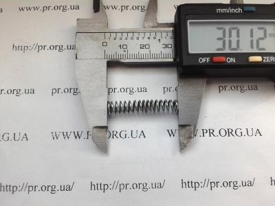 Пружина сжатия 0,8 х 5,9 х 30 (Артикул: S5639)