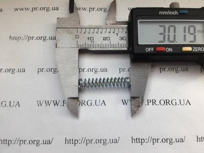 Пружина сжатия 0,8 х 6 х 30,2 (Артикул: S5640)