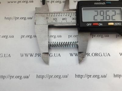 Пружина стиснення 0,8 х 6 х 29,7 (Артикул: S5644)