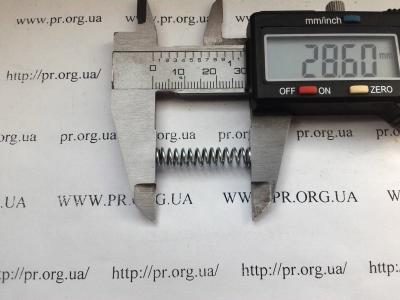 Пружина сжатия 0,8 х 6 х 28,6 (Артикул: S5647)