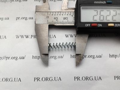 Пружина сжатия 0,8 х 6 х 26 (Артикул: S5651)