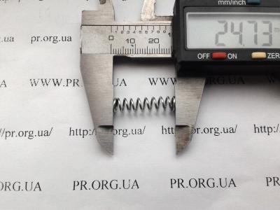 Пружина сжатия 0,8 х 6 х 24,6 (Артикул: S5652)