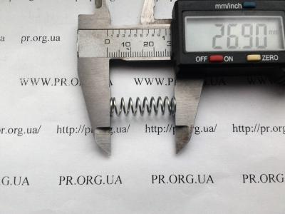 Пружина сжатия 0,8 х 8 х 27 (Артикул: S5655)