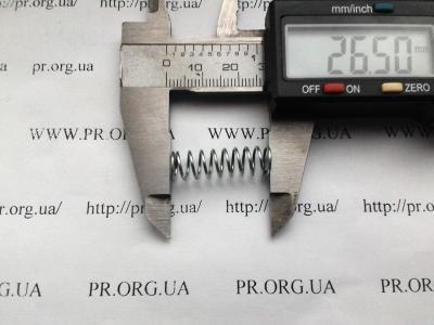 Пружина сжатия 0,8 х 8 х 26,5 (Артикул: S5656)