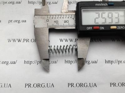 Пружина сжатия 0,8 х 8 х 26 (Артикул: S5657)