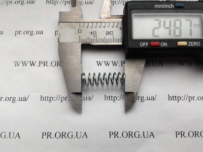 Пружина сжатия 0,8 х 8 х 24,8 (Артикул: S5659)