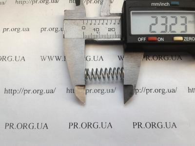 Пружина сжатия 0,8 х 8 х 23 (Артикул: S5663)