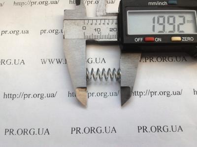 Пружина сжатия 0,8 х 8 х 19,8 (Артикул: S5667)