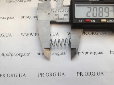 Пружина стиснення 0,8 х 8,4 х 21 (Артикул: S5669)