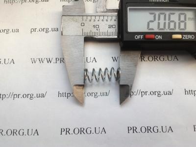 Пружина стиснення 0,8 х 8,4 х 20,5 (Артикул: S5670)