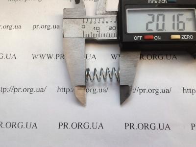 Пружина стиснення 0,8 х 8,4 х 20 (Артикул: S5671)