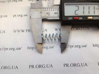 Пружина сжатия 0,8 х 8,6 х 21 (Артикул: S5672)