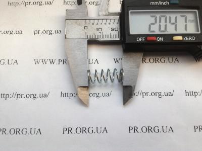 Пружина сжатия 0,8 х 8,6 х 20,5 (Артикул: S5673)