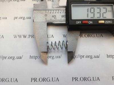 Пружина стиснення 0,8 х 8,6 х 19,3 (Артикул: S5675)