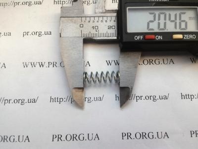 Пружина сжатия 0,8 х 7 х 20,5 (Артикул: S5678)