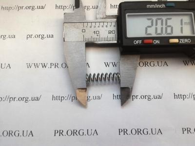 Пружина сжатия 0,8 х 6 х 20,5 (Артикул: S5679)